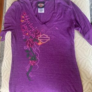 Harley Davidson 3/4 length Sleeve